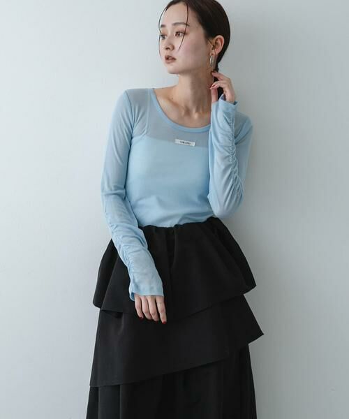 SENSE OF PLACE by URBAN RESEARCH / センスオブプレイス バイ アーバンリサーチ Tシャツ | Uネックピスネームシアートップ | 詳細1