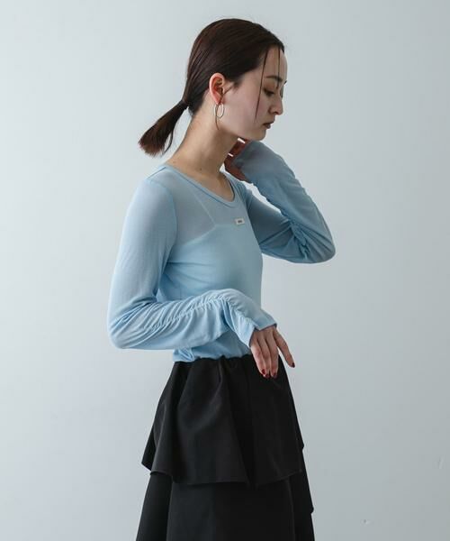 SENSE OF PLACE by URBAN RESEARCH / センスオブプレイス バイ アーバンリサーチ Tシャツ | Uネックピスネームシアートップ | 詳細2