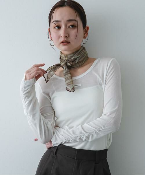 SENSE OF PLACE by URBAN RESEARCH / センスオブプレイス バイ アーバンリサーチ Tシャツ | Uネックピスネームシアートップ | 詳細11