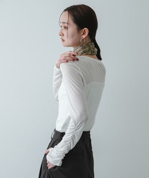 SENSE OF PLACE by URBAN RESEARCH / センスオブプレイス バイ アーバンリサーチ Tシャツ | Uネックピスネームシアートップ | 詳細12