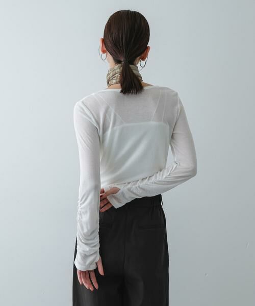 SENSE OF PLACE by URBAN RESEARCH / センスオブプレイス バイ アーバンリサーチ Tシャツ | Uネックピスネームシアートップ | 詳細13