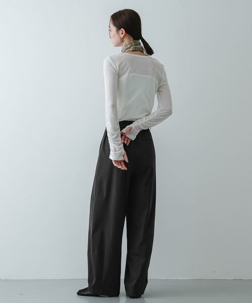 SENSE OF PLACE by URBAN RESEARCH / センスオブプレイス バイ アーバンリサーチ Tシャツ | Uネックピスネームシアートップ | 詳細16