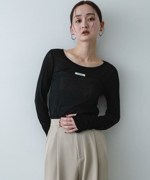 SENSE OF PLACE by URBAN RESEARCH / センスオブプレイス バイ アーバンリサーチ Tシャツ | Uネックピスネームシアートップ | 詳細19