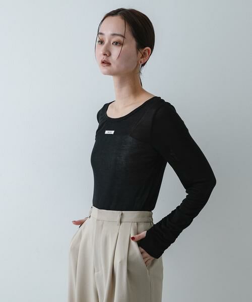 SENSE OF PLACE by URBAN RESEARCH / センスオブプレイス バイ アーバンリサーチ Tシャツ | Uネックピスネームシアートップ | 詳細20