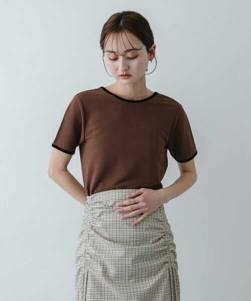 SENSE OF PLACE by URBAN RESEARCH / センスオブプレイス バイ アーバンリサーチ Tシャツ | バックオープンリンガーTシャツ(半袖) | 詳細1