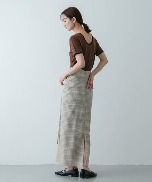 SENSE OF PLACE by URBAN RESEARCH / センスオブプレイス バイ アーバンリサーチ Tシャツ | バックオープンリンガーTシャツ(半袖) | 詳細4