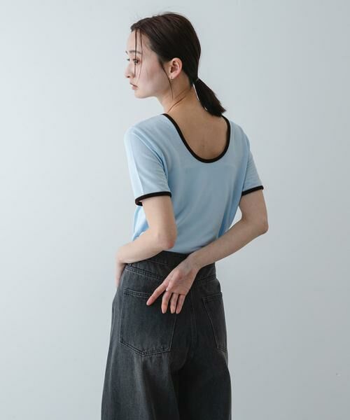 SENSE OF PLACE by URBAN RESEARCH / センスオブプレイス バイ アーバンリサーチ Tシャツ | バックオープンリンガーTシャツ(半袖) | 詳細8