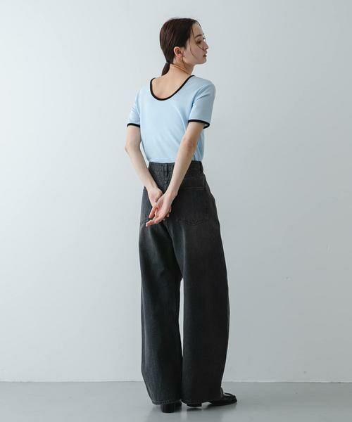 SENSE OF PLACE by URBAN RESEARCH / センスオブプレイス バイ アーバンリサーチ Tシャツ | バックオープンリンガーTシャツ(半袖) | 詳細10