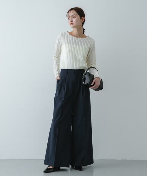 SENSE OF PLACE by URBAN RESEARCH / センスオブプレイス バイ アーバンリサーチ Tシャツ | ジャガードクロップドトップ | 詳細3