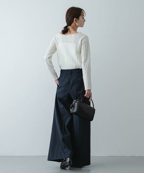 SENSE OF PLACE by URBAN RESEARCH / センスオブプレイス バイ アーバンリサーチ Tシャツ | ジャガードクロップドトップ | 詳細4