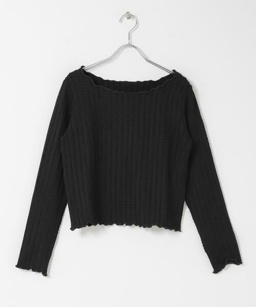 SENSE OF PLACE by URBAN RESEARCH / センスオブプレイス バイ アーバンリサーチ Tシャツ | ジャガードクロップドトップ | 詳細16