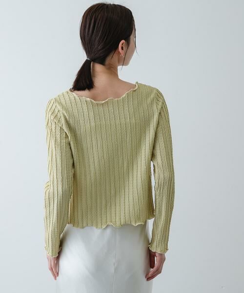 SENSE OF PLACE by URBAN RESEARCH / センスオブプレイス バイ アーバンリサーチ Tシャツ | ジャガードクロップドトップ | 詳細20