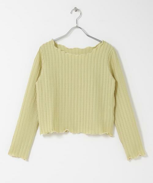 SENSE OF PLACE by URBAN RESEARCH / センスオブプレイス バイ アーバンリサーチ Tシャツ | ジャガードクロップドトップ | 詳細23