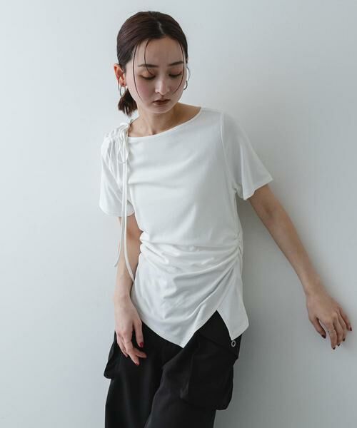 SENSE OF PLACE by URBAN RESEARCH / センスオブプレイス バイ アーバンリサーチ Tシャツ | アシメデザインTシャツ(半袖) | 詳細2