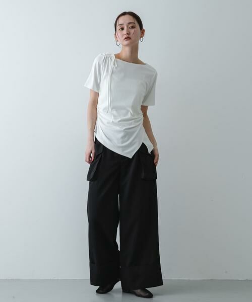 SENSE OF PLACE by URBAN RESEARCH / センスオブプレイス バイ アーバンリサーチ Tシャツ | アシメデザインTシャツ(半袖) | 詳細5