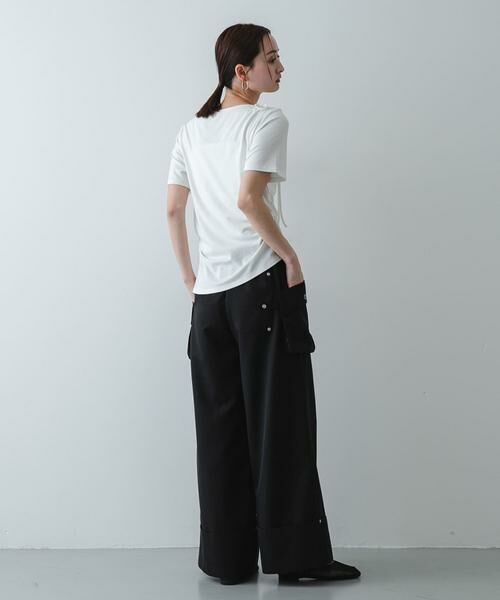 SENSE OF PLACE by URBAN RESEARCH / センスオブプレイス バイ アーバンリサーチ Tシャツ | アシメデザインTシャツ(半袖) | 詳細7