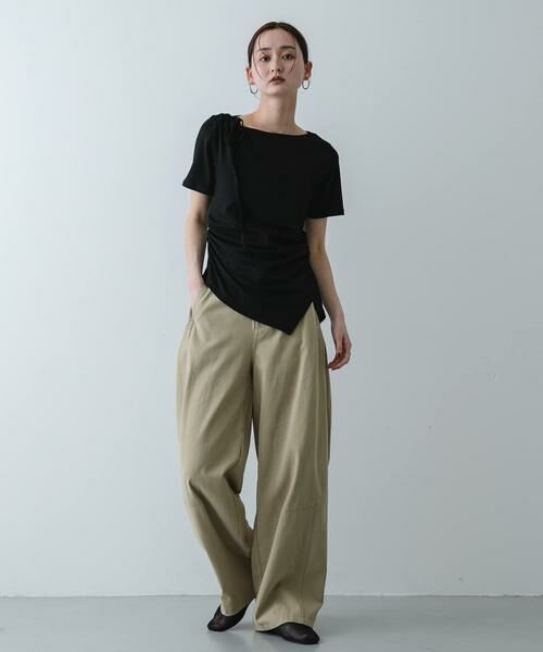 SENSE OF PLACE by URBAN RESEARCH / センスオブプレイス バイ アーバンリサーチ Tシャツ | アシメデザインTシャツ(半袖) | 詳細12