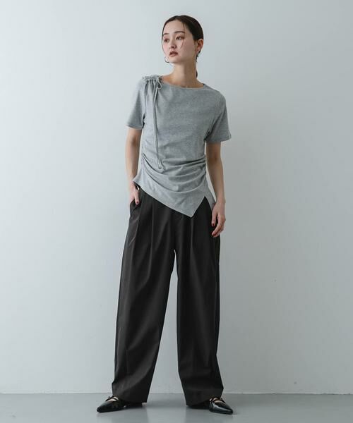 SENSE OF PLACE by URBAN RESEARCH / センスオブプレイス バイ アーバンリサーチ Tシャツ | アシメデザインTシャツ(半袖) | 詳細20