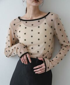 SENSE OF PLACE by URBAN RESEARCH / センスオブプレイス バイ アーバンリサーチ Tシャツ | モチーフシアーカットトップ