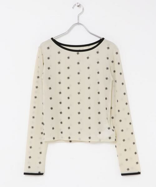 SENSE OF PLACE by URBAN RESEARCH / センスオブプレイス バイ アーバンリサーチ Tシャツ | モチーフシアーカットトップ | 詳細1