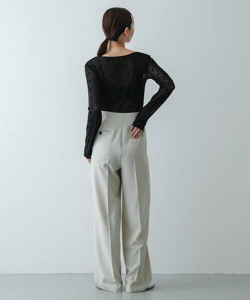 SENSE OF PLACE by URBAN RESEARCH / センスオブプレイス バイ アーバンリサーチ Tシャツ | モチーフシアーカットトップ | 詳細6