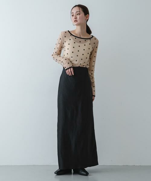 SENSE OF PLACE by URBAN RESEARCH / センスオブプレイス バイ アーバンリサーチ Tシャツ | モチーフシアーカットトップ | 詳細11