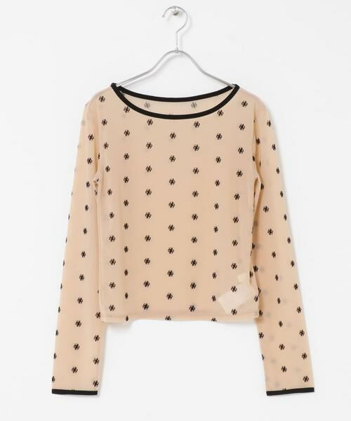 SENSE OF PLACE by URBAN RESEARCH / センスオブプレイス バイ アーバンリサーチ Tシャツ | モチーフシアーカットトップ | 詳細13