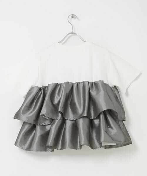 SENSE OF PLACE by URBAN RESEARCH / センスオブプレイス バイ アーバンリサーチ Tシャツ | シャイニーフリルドッキングカットトップ | 詳細20