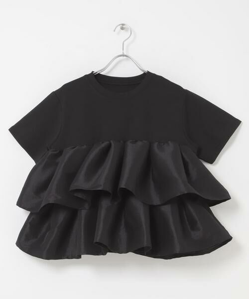 SENSE OF PLACE by URBAN RESEARCH / センスオブプレイス バイ アーバンリサーチ Tシャツ | シャイニーフリルドッキングカットトップ | 詳細26