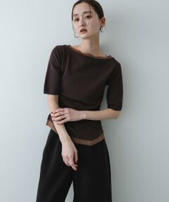 SENSE OF PLACE by URBAN RESEARCH / センスオブプレイス バイ アーバンリサーチ ニット・セーター | 『洗濯可』レイヤードアシメセーター