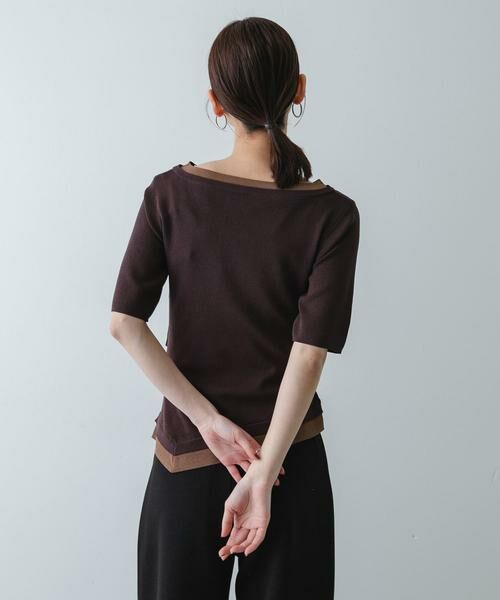 SENSE OF PLACE by URBAN RESEARCH / センスオブプレイス バイ アーバンリサーチ ニット・セーター | 『洗濯可』レイヤードアシメセーター | 詳細3