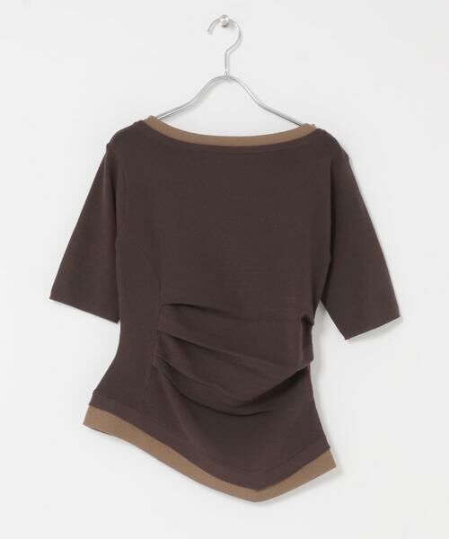 SENSE OF PLACE by URBAN RESEARCH / センスオブプレイス バイ アーバンリサーチ ニット・セーター | 『洗濯可』レイヤードアシメセーター | 詳細8