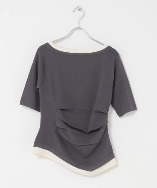 SENSE OF PLACE by URBAN RESEARCH / センスオブプレイス バイ アーバンリサーチ ニット・セーター | 『洗濯可』レイヤードアシメセーター | 詳細21