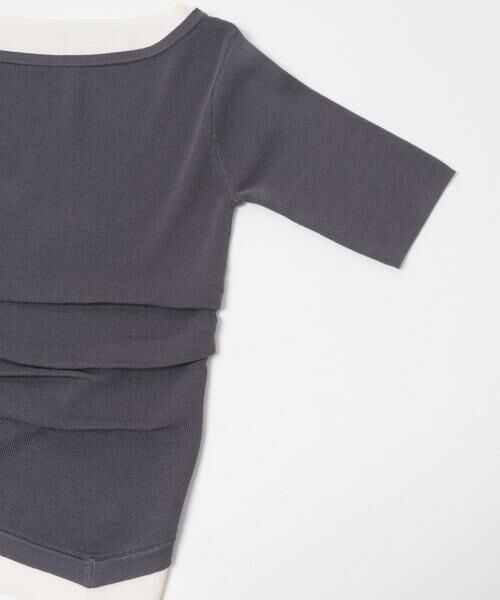 SENSE OF PLACE by URBAN RESEARCH / センスオブプレイス バイ アーバンリサーチ ニット・セーター | 『洗濯可』レイヤードアシメセーター | 詳細22