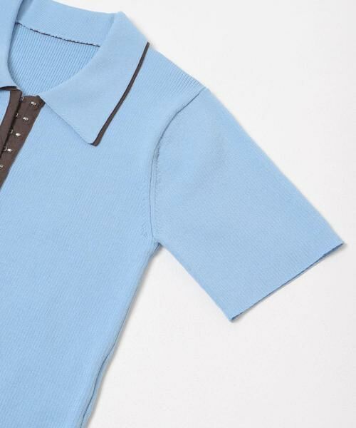 SENSE OF PLACE by URBAN RESEARCH / センスオブプレイス バイ アーバンリサーチ ニット・セーター | バイカラーエリツキホックニット | 詳細8