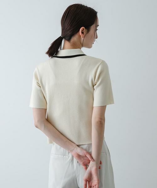 SENSE OF PLACE by URBAN RESEARCH / センスオブプレイス バイ アーバンリサーチ ニット・セーター | バイカラーエリツキホックニット | 詳細15