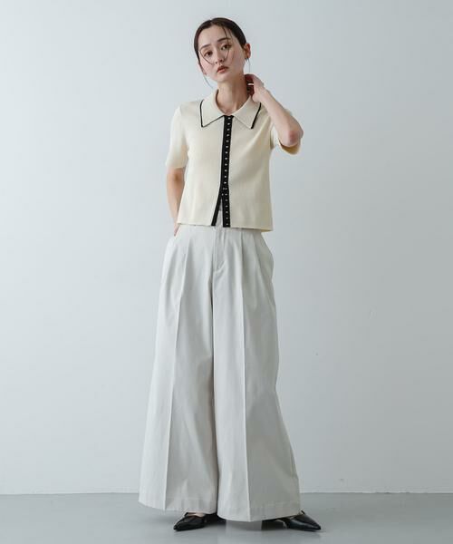 SENSE OF PLACE by URBAN RESEARCH / センスオブプレイス バイ アーバンリサーチ ニット・セーター | バイカラーエリツキホックニット | 詳細17