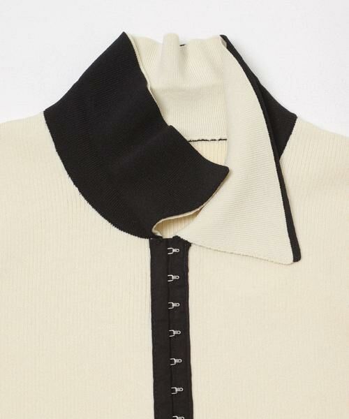 SENSE OF PLACE by URBAN RESEARCH / センスオブプレイス バイ アーバンリサーチ ニット・セーター | バイカラーエリツキホックニット | 詳細20