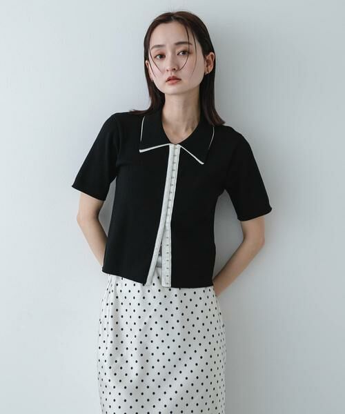 SENSE OF PLACE by URBAN RESEARCH / センスオブプレイス バイ アーバンリサーチ ニット・セーター | バイカラーエリツキホックニット | 詳細21