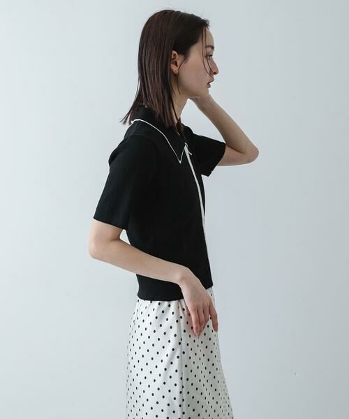 SENSE OF PLACE by URBAN RESEARCH / センスオブプレイス バイ アーバンリサーチ ニット・セーター | バイカラーエリツキホックニット | 詳細23