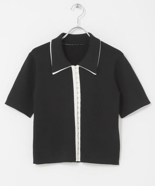 SENSE OF PLACE by URBAN RESEARCH / センスオブプレイス バイ アーバンリサーチ ニット・セーター | バイカラーエリツキホックニット | 詳細27