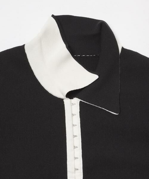 SENSE OF PLACE by URBAN RESEARCH / センスオブプレイス バイ アーバンリサーチ ニット・セーター | バイカラーエリツキホックニット | 詳細28