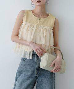 SENSE OF PLACE by URBAN RESEARCH / センスオブプレイス バイ アーバンリサーチ ニット・セーター | 『洗濯可』ダブルジップフリルニットトップ