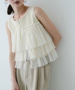 SENSE OF PLACE by URBAN RESEARCH / センスオブプレイス バイ アーバンリサーチ ニット・セーター | 『洗濯可』ダブルジップフリルニットトップ