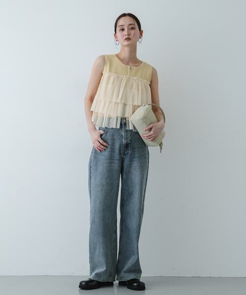 SENSE OF PLACE by URBAN RESEARCH / センスオブプレイス バイ アーバンリサーチ ニット・セーター | 『洗濯可』ダブルジップフリルニットトップ | 詳細4