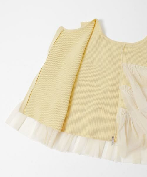 SENSE OF PLACE by URBAN RESEARCH / センスオブプレイス バイ アーバンリサーチ ニット・セーター | 『洗濯可』ダブルジップフリルニットトップ | 詳細8