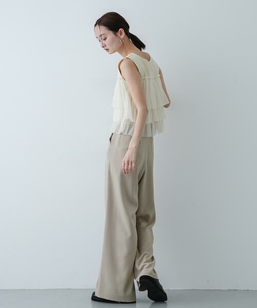 SENSE OF PLACE by URBAN RESEARCH / センスオブプレイス バイ アーバンリサーチ ニット・セーター | 『洗濯可』ダブルジップフリルニットトップ | 詳細17