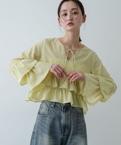 SENSE OF PLACE by URBAN RESEARCH / センスオブプレイス バイ アーバンリサーチ シャツ・ブラウス | ダブルフリルブラウス