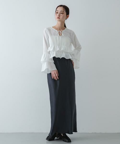 SENSE OF PLACE by URBAN RESEARCH / センスオブプレイス バイ アーバンリサーチ シャツ・ブラウス | ダブルフリルブラウス | 詳細5