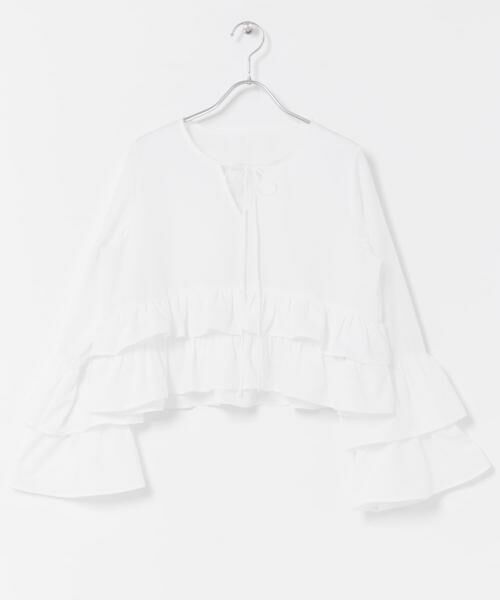 SENSE OF PLACE by URBAN RESEARCH / センスオブプレイス バイ アーバンリサーチ シャツ・ブラウス | ダブルフリルブラウス | 詳細7